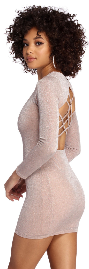 Glitter Glamour Mini Dress