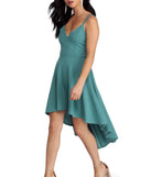 The Flirty Feels High-Low Dress is a gorgeous pick as your 2023 prom dress or formal gown for wedding guest, spring bridesmaid, or army ball attire!