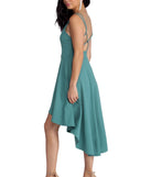 The Flirty Feels High-Low Dress is a gorgeous pick as your 2023 prom dress or formal gown for wedding guest, spring bridesmaid, or army ball attire!