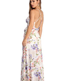 Wrapped In Florals Maxi Dress
