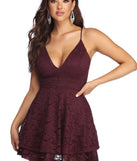 Lace Appeal Layered Skater Dress is the perfect Homecoming look pick with on-trend details to make the 2023 HOCO dance your most memorable event yet!