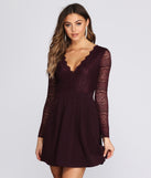 Secret Obsession Lace Skater Dress is the perfect Homecoming look pick with on-trend details to make the 2023 HOCO dance your most memorable event yet!