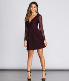 Secret Obsession Lace Skater Dress is the perfect Homecoming look pick with on-trend details to make the 2023 HOCO dance your most memorable event yet!