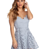 Crochet Lace Skater Dress for 2022 festival outfits, festival dress, outfits for raves, concert outfits, and/or club outfits