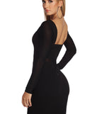 Miss Me Mesh Mini Dress helps create the best bachelorette party outfit or the bride's sultry bachelorette dress for a look that slays!