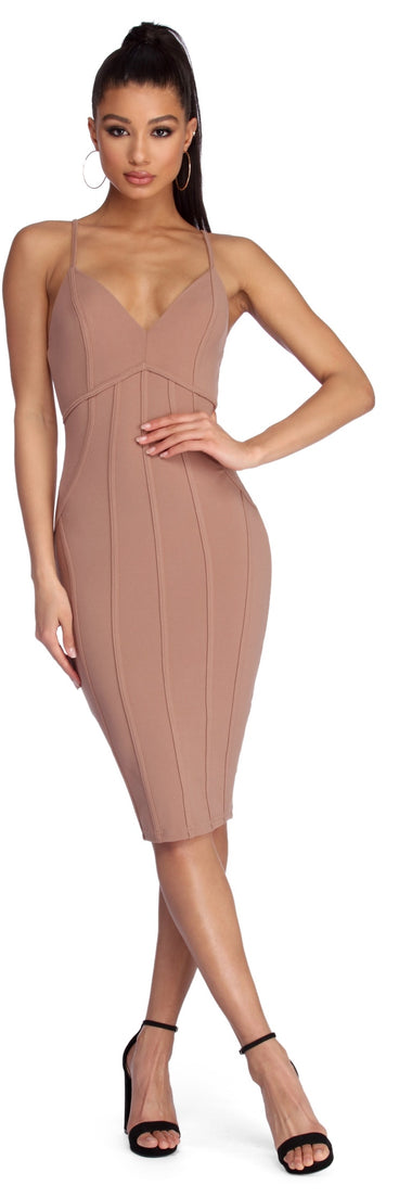 In Your Pipe Dreams Midi Dress