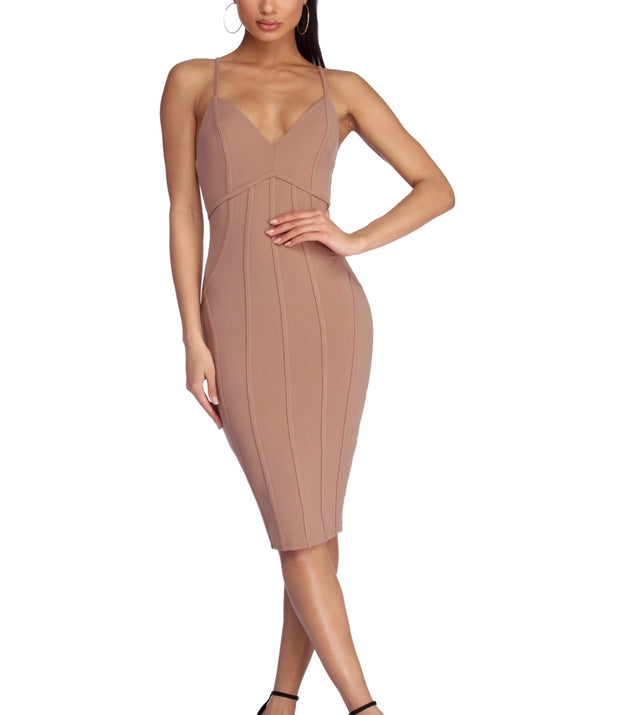 In Your Pipe Dreams Midi Dress