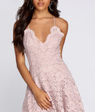 Glide By Lace Skater Dress is the perfect Homecoming look pick with on-trend details to make the 2023 HOCO dance your most memorable event yet!