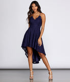 Glide By Lace Skater Dress is the perfect Homecoming look pick with on-trend details to make the 2023 HOCO dance your most memorable event yet!