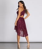 Glimmer And Shimmer Lace Skater Dress is the perfect Homecoming look pick with on-trend details to make the 2023 HOCO dance your most memorable event yet!