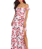 Spring With Florals Maxi Dress creates the perfect spring wedding guest dress or cocktail attire with stylish details in the latest trends for 2023!
