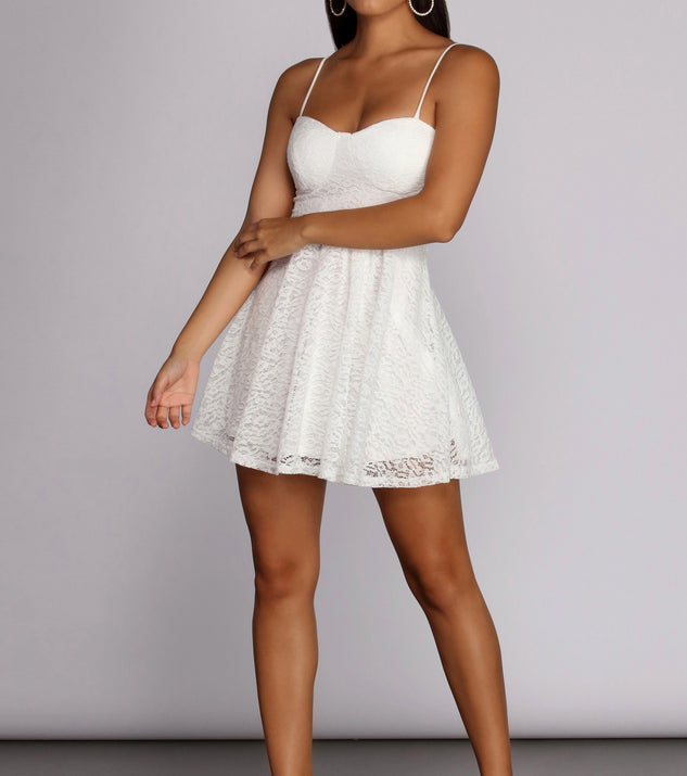Baby doll Lace Skater Dress