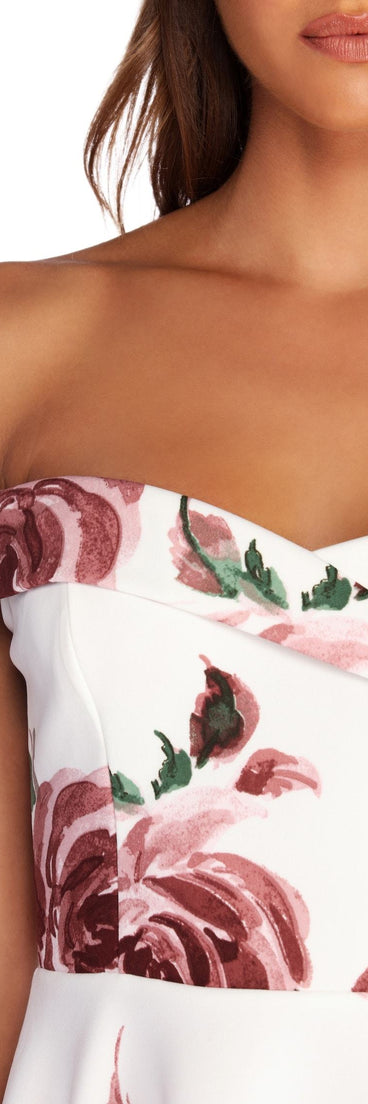 Flirty Florals Skater Dress