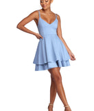 Daytime Affair Ponte Skater Dress creates the perfect spring wedding guest dress or cocktail attire with stylish details in the latest trends for 2023!