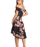 Spring Into Floral Skater Dress