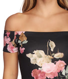 Spring Into Floral Skater Dress
