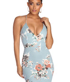You’ll make a statement in Fab In Floral Lace Back Mini Dress as an NYE club dress, a tight dress for holiday parties, sexy clubwear, or a sultry bodycon dress for that fitted silhouette.