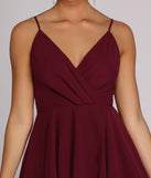 Chiffon Flow Skater Dress is the perfect Homecoming look pick with on-trend details to make the 2023 HOCO dance your most memorable event yet!