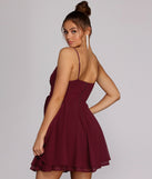 Chiffon Flow Skater Dress is the perfect Homecoming look pick with on-trend details to make the 2023 HOCO dance your most memorable event yet!