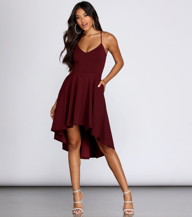 Steal The Scene Skater Dress is the perfect Homecoming look pick with on-trend details to make the 2023 HOCO dance your most memorable event yet!