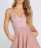 Graced In Lace Mini Dress is the perfect Homecoming look pick with on-trend details to make the 2023 HOCO dance your most memorable event yet!