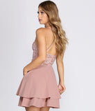Graced In Lace Mini Dress is the perfect Homecoming look pick with on-trend details to make the 2023 HOCO dance your most memorable event yet!