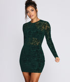 Velvet Burnout Mini Dress is the perfect Homecoming look pick with on-trend details to make the 2023 HOCO dance your most memorable event yet!