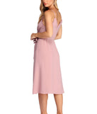 Flirty In Ruffles Midi Dress