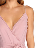 Flirty In Ruffles Midi Dress