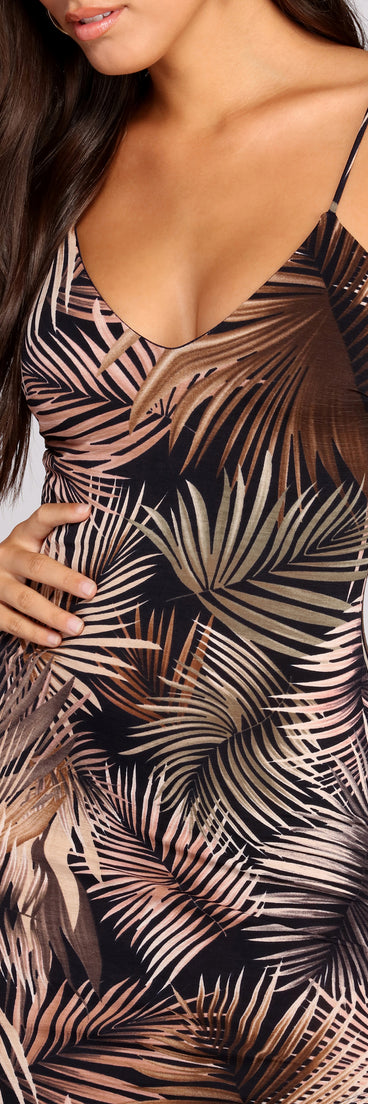 Tropics Asymmetrical Maxi Dress