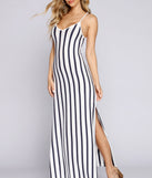 Own It Striped Maxi Dress