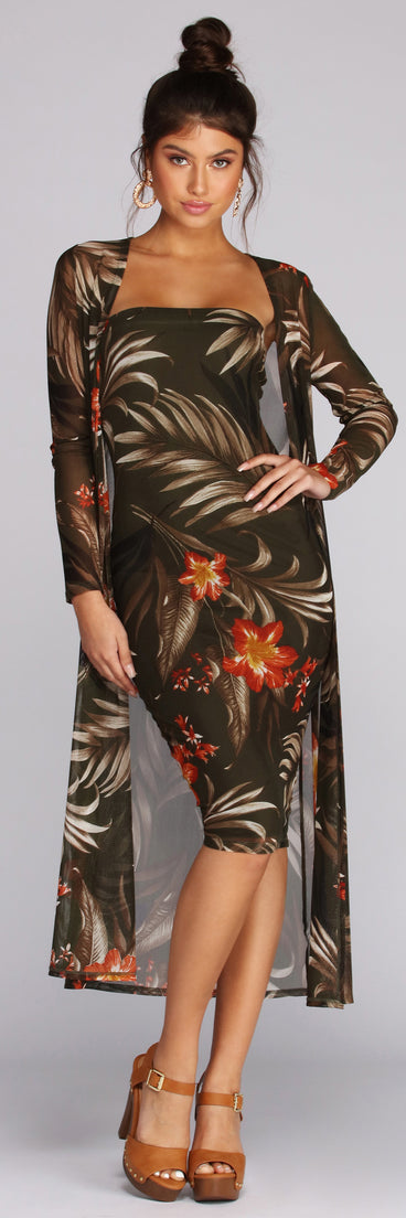 Tropic Like It's Hot Tube Dress