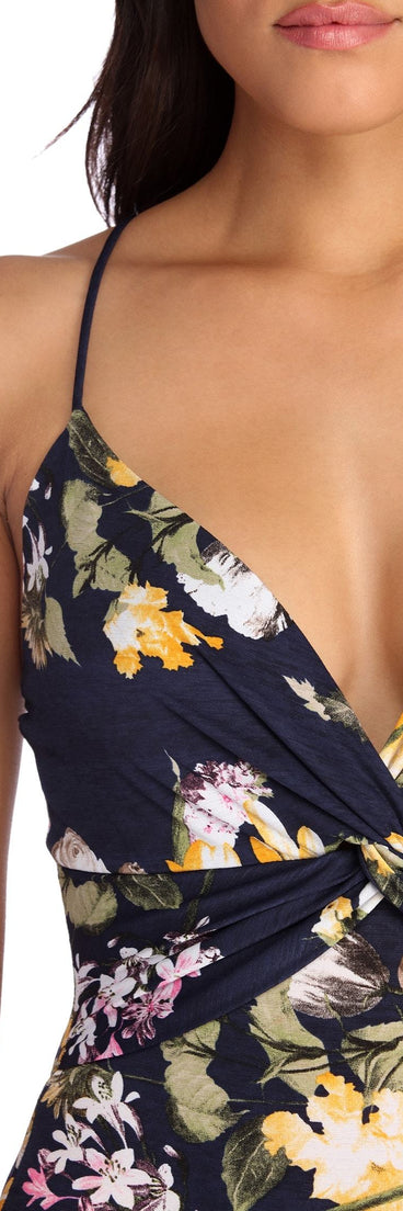Floral Impression Maxi Dress
