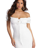 You’ll make a statement in Sweet And Smocked Mini Dress as an NYE club dress, a tight dress for holiday parties, sexy clubwear, or a sultry bodycon dress for that fitted silhouette.