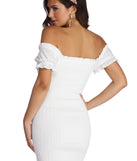 Sweet And Smocked Mini Dress
