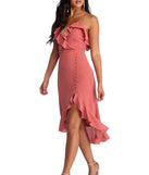 Vintage Tango Flare Midi Dress