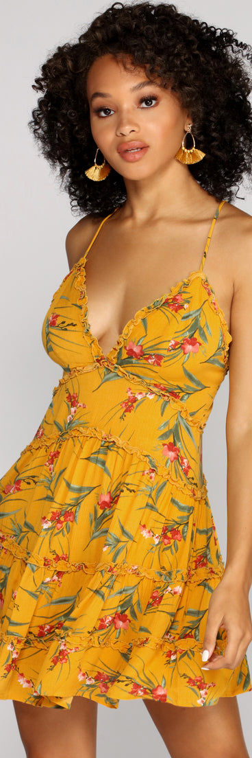 Sunshine Glow Mini Dress