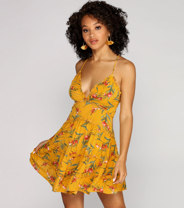 Sunshine Glow Mini Dress