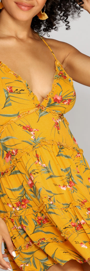 Sunshine Glow Mini Dress