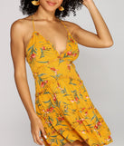Sunshine Glow Mini Dress