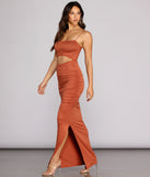 Ruched To The Maxi Dress