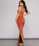 Ruched To The Maxi Dress