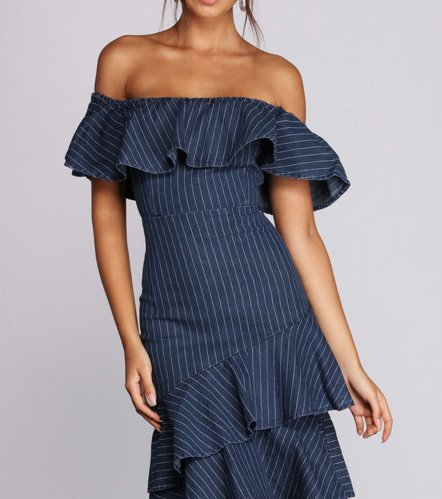Day Dreaming in Denim Dress