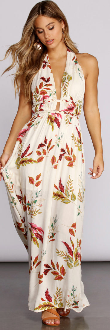 Braid For Shade Maxi Dress