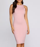 Charming And Chic Midi Dress helps create the best bachelorette party outfit or the bride's sultry bachelorette dress for a look that slays!