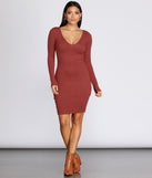 Loving And Living In Knit Midi Dress