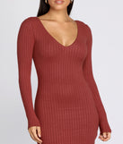 Loving And Living In Knit Midi Dress