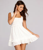 Smocked Stunner Mini Dress