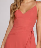 Ladies Who Brunch Wrap Midi Dress