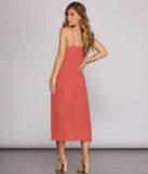 Ladies Who Brunch Wrap Midi Dress